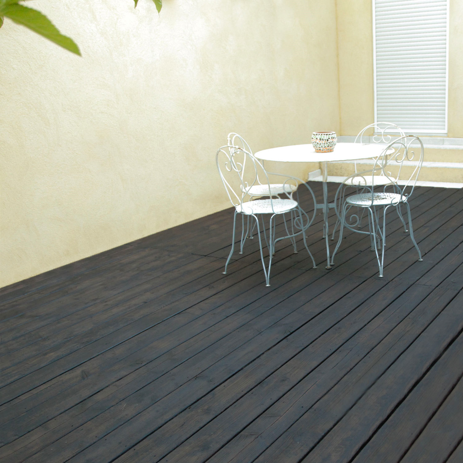 terrasse en bois saturateur