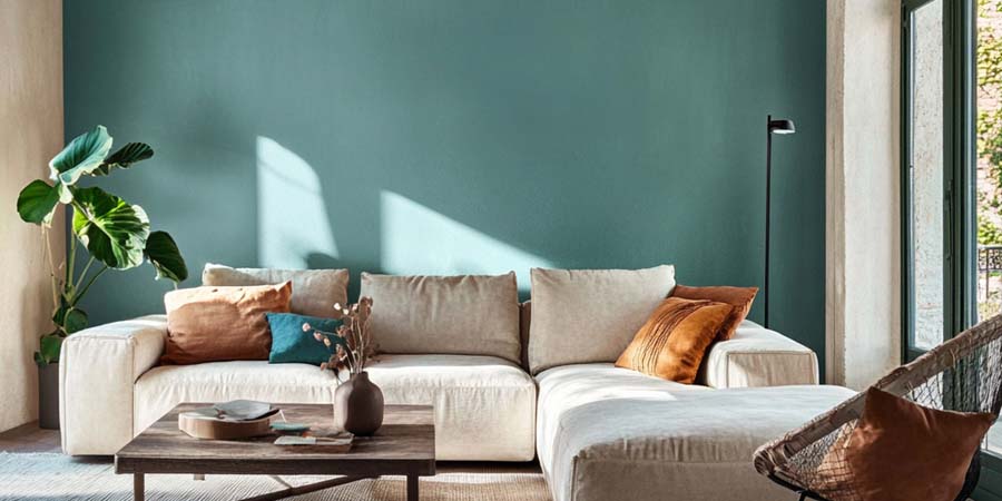 salon peinture vert