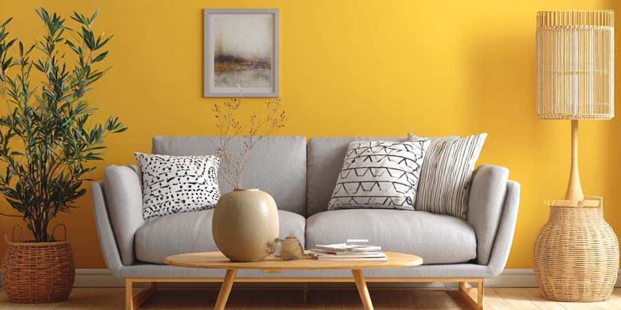 Peinture salon jaune : comment bien choisir la teinte et le produit adapté ?