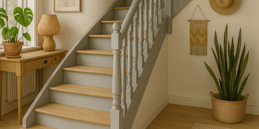 Comment peindre un escalier en bois  pour un résultat durable et élégant ?