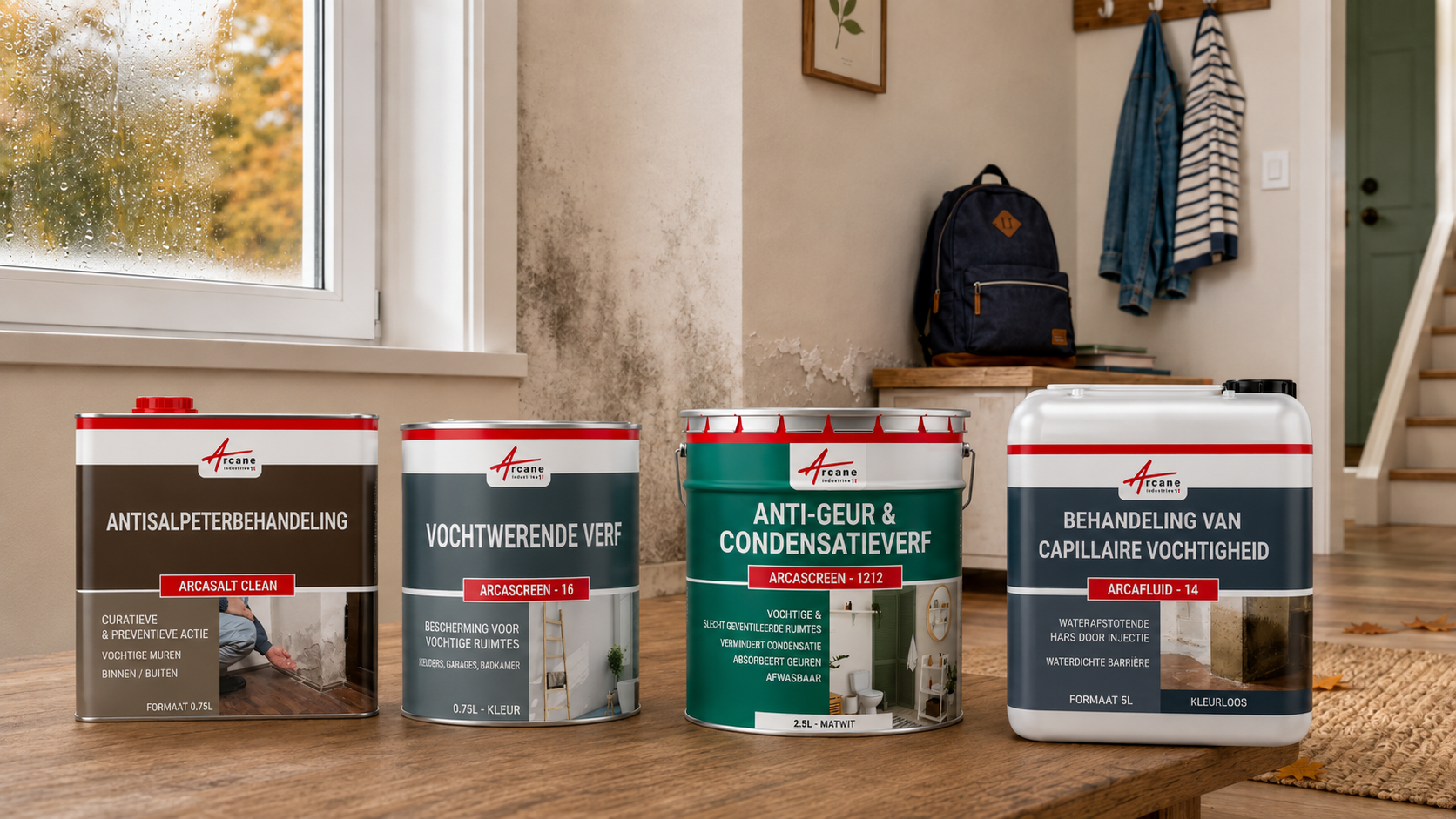 Ontdek onze producten tegen vocht
