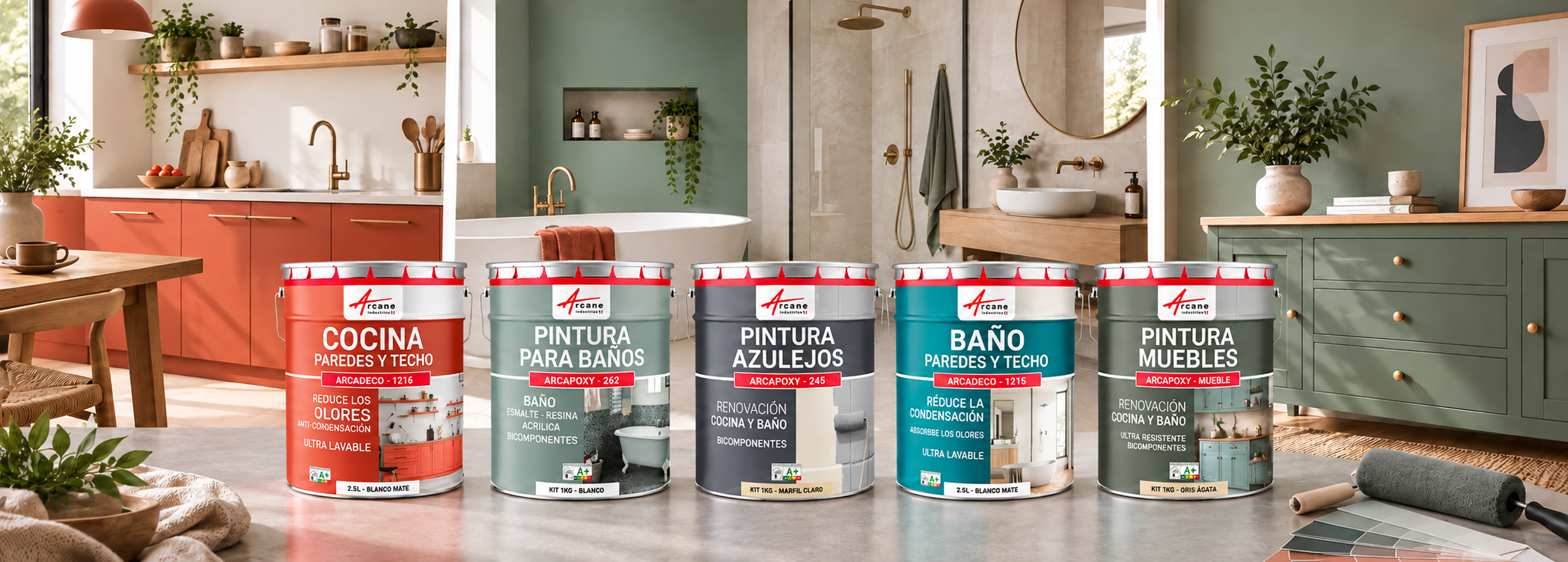 Nuestras pinturas para interiores